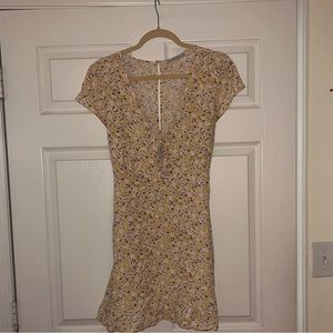 Yellow Floral Abercrombie Dress
